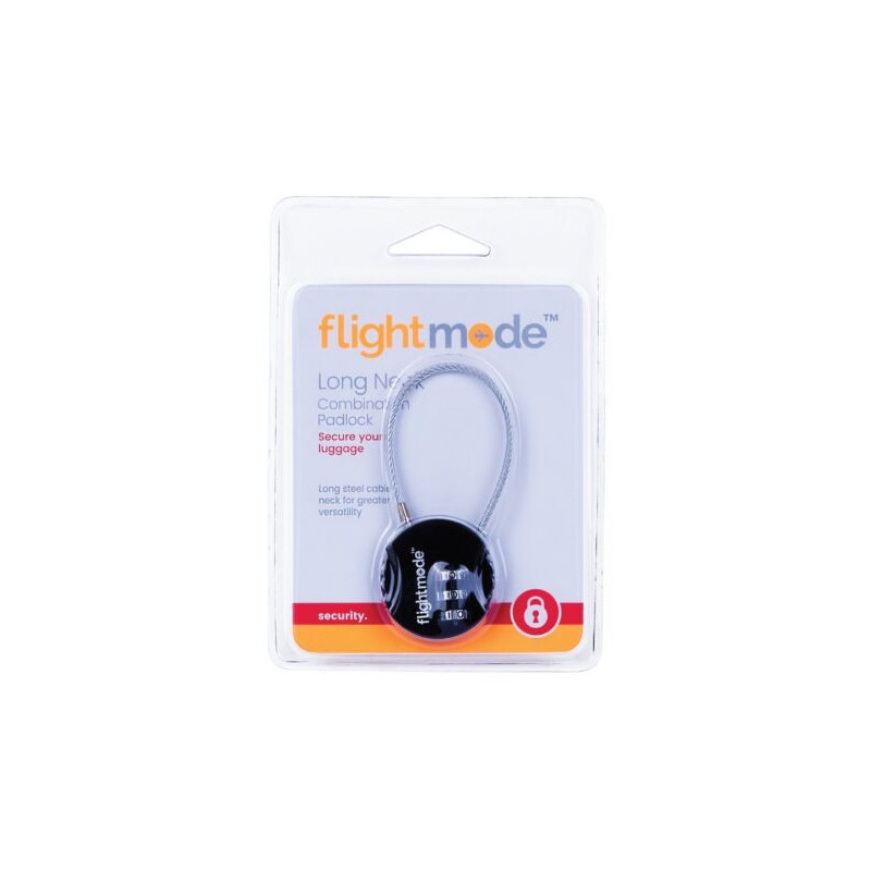 Flightmode 3 Dial Steel Cable Padlock