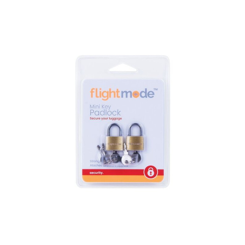 Flightmode Brass Padlock 2 Pack