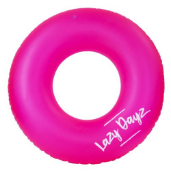Lazy Dayz Inflatable Swim Ring - Pink